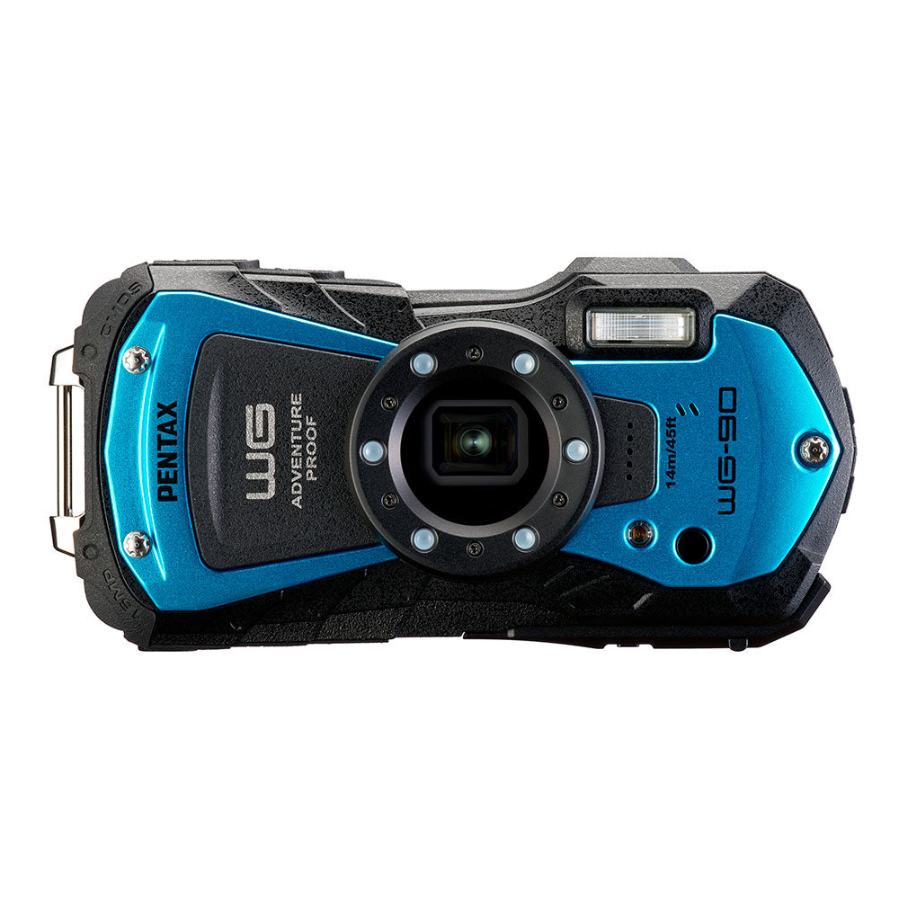 Pentax WG-90 Digital Camera (Blue) – Gosselinphoto