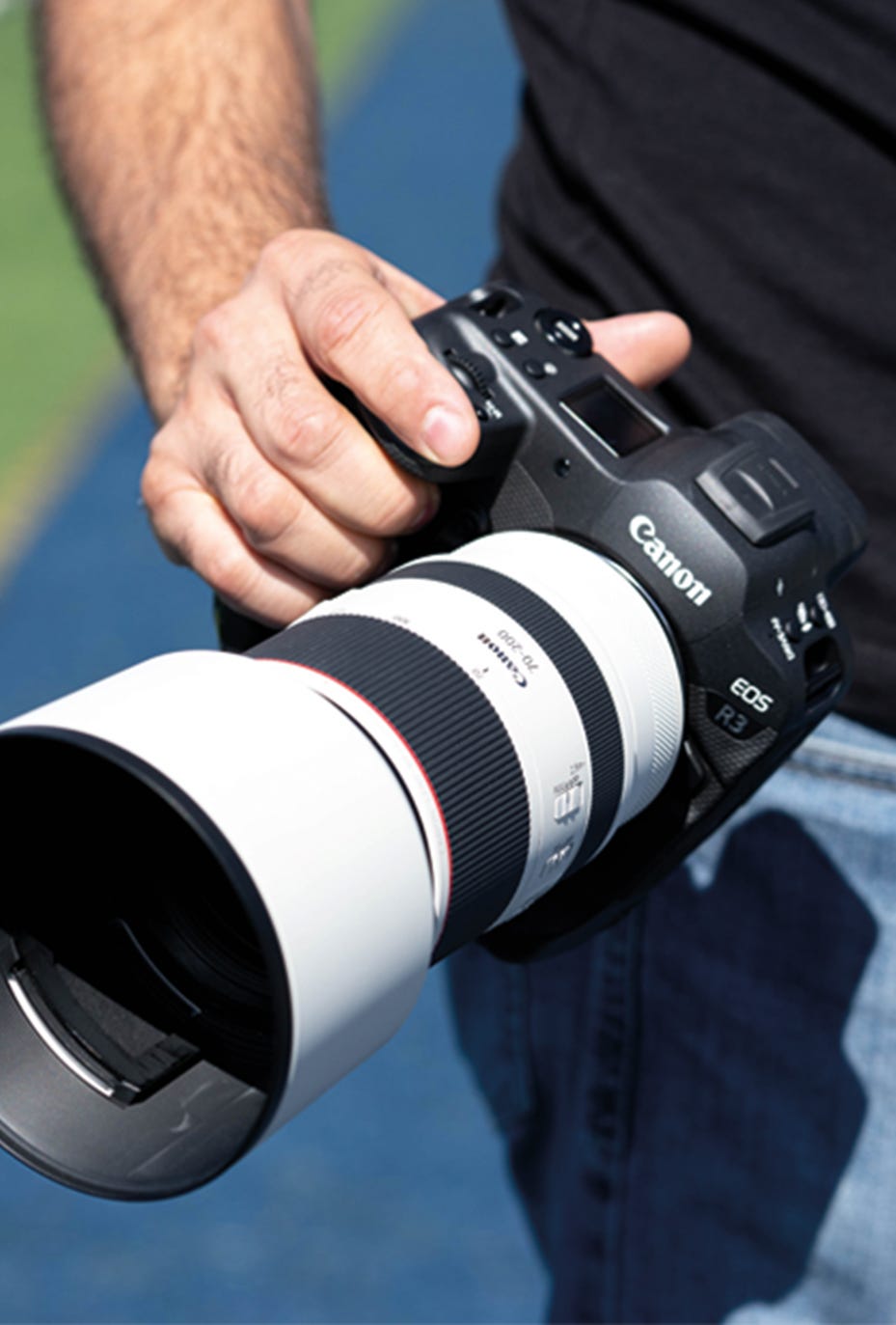 Zoom photo sur le Canon EOS R3