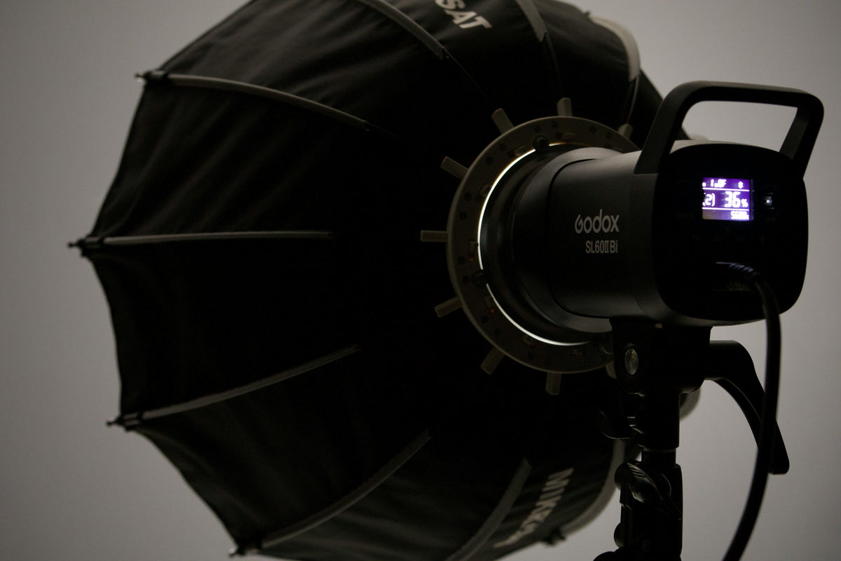 Éclairage flash de studio