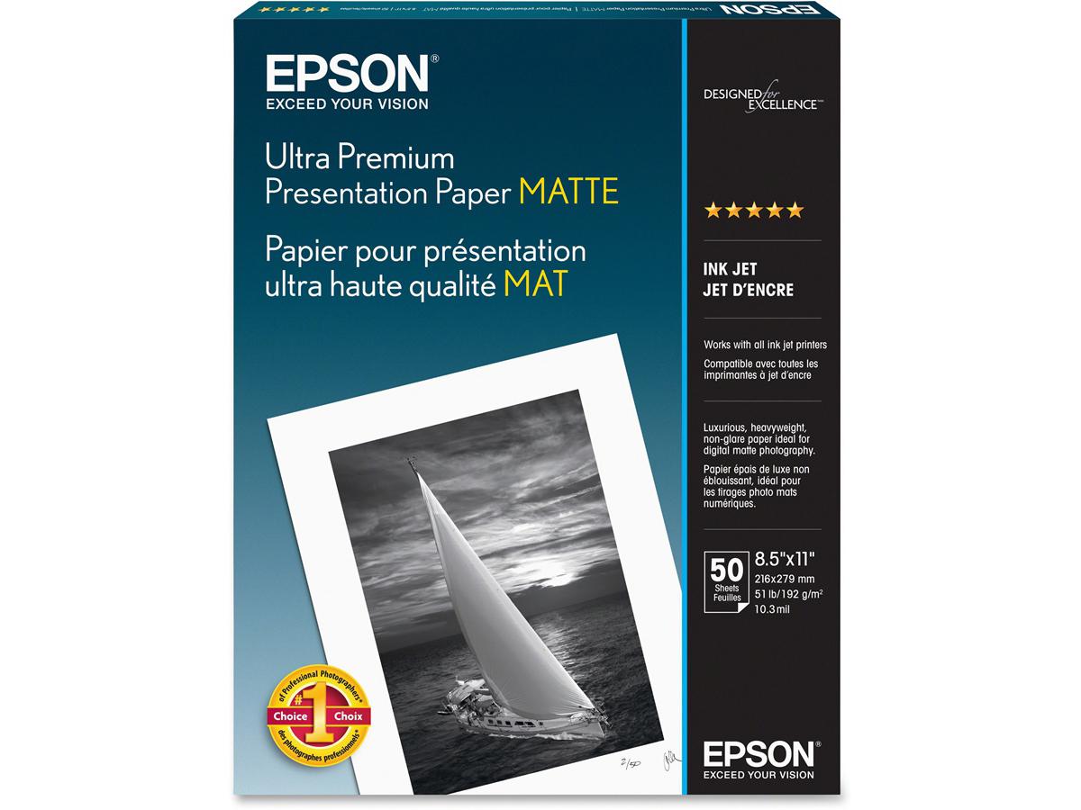 Papier pour Présentation Ultra Haute Qualité Mat 8.5x11po (50 Feuilles)