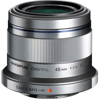 M.Zuiko 45mm f/1.8 (Argent)