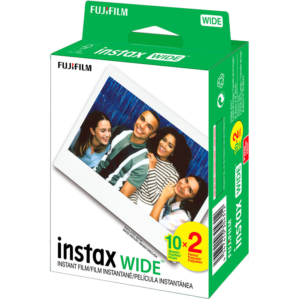 Fujifilm Film Instantané Instax Wide (P. de 20)