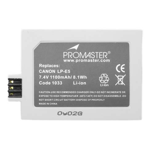 Pile LP-E5 pour Canon