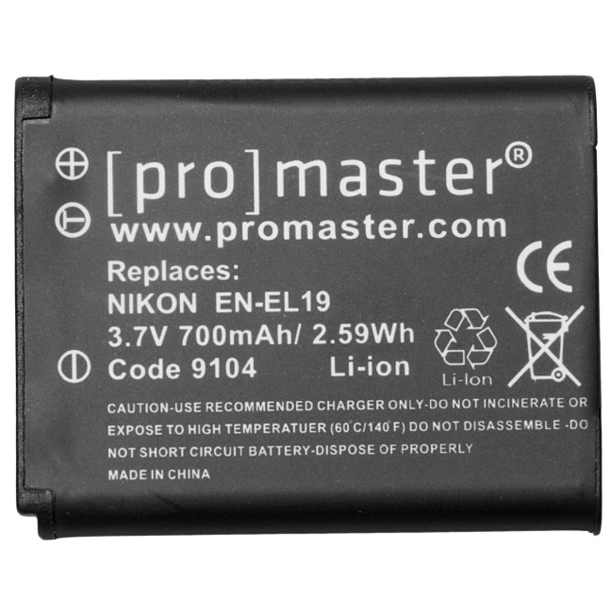 Pile EN-EL19 pour Nikon