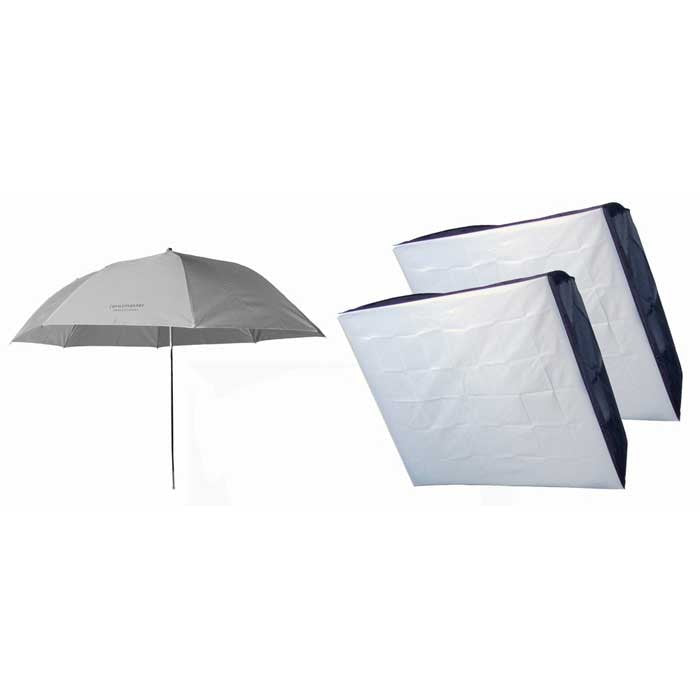 Ensemble Studio (Parapluie 36po et 2 Boîtes de diffusion 24x36po)
