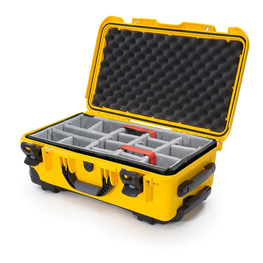 Valise Rigide à roulettes Nanuk 935 avec Séparateurs rembourrés (Jaune)