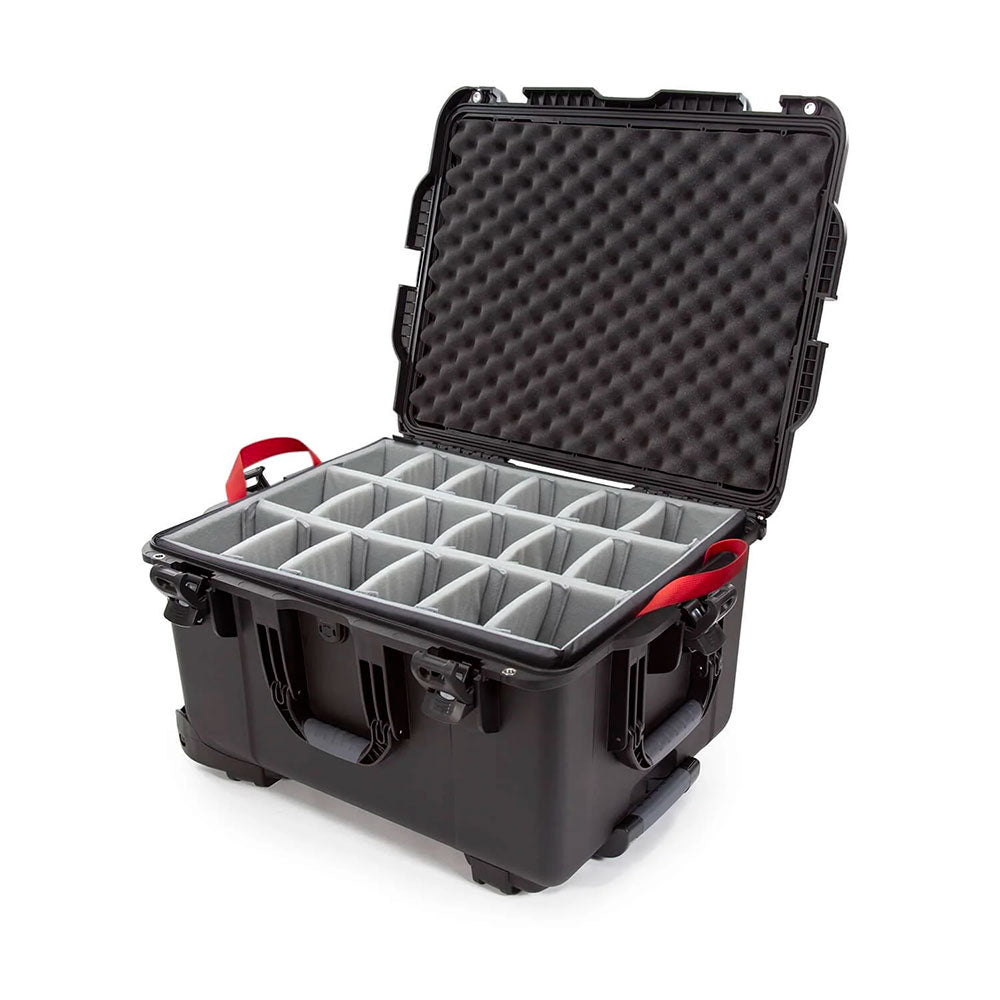 Valise Rigide à Roulettes Nanuk 960 avec Séparateurs Rembourrés (Noir)