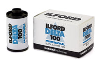 Delta 100 Professional Black and White Film (35mm Roll, 24 Exposures)
