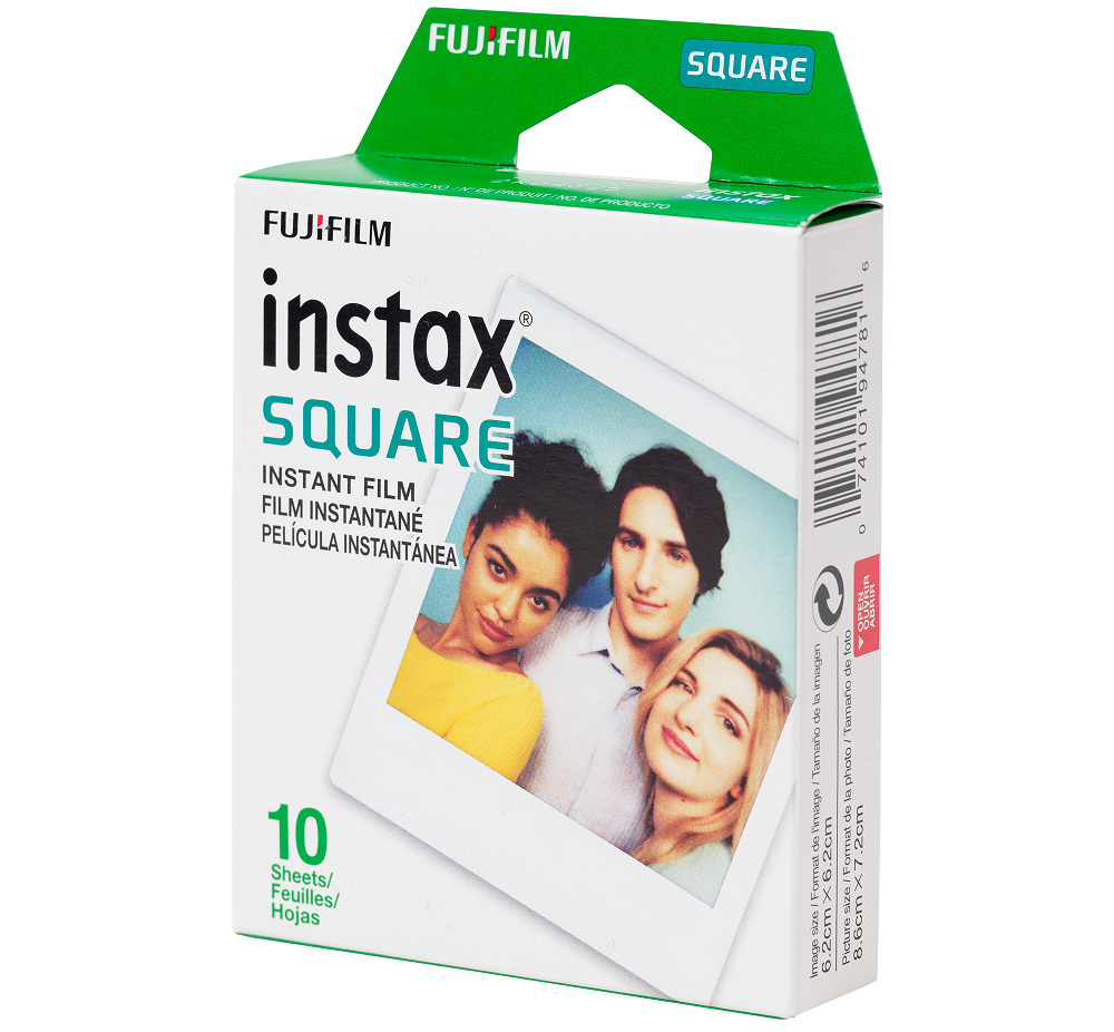 Instax Square 2 - Film Instantané Instax Square (10 Feuilles)