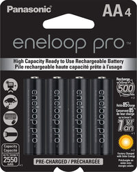 Piles Eneloop Pro Rechargeables AA (Paquet de 4)