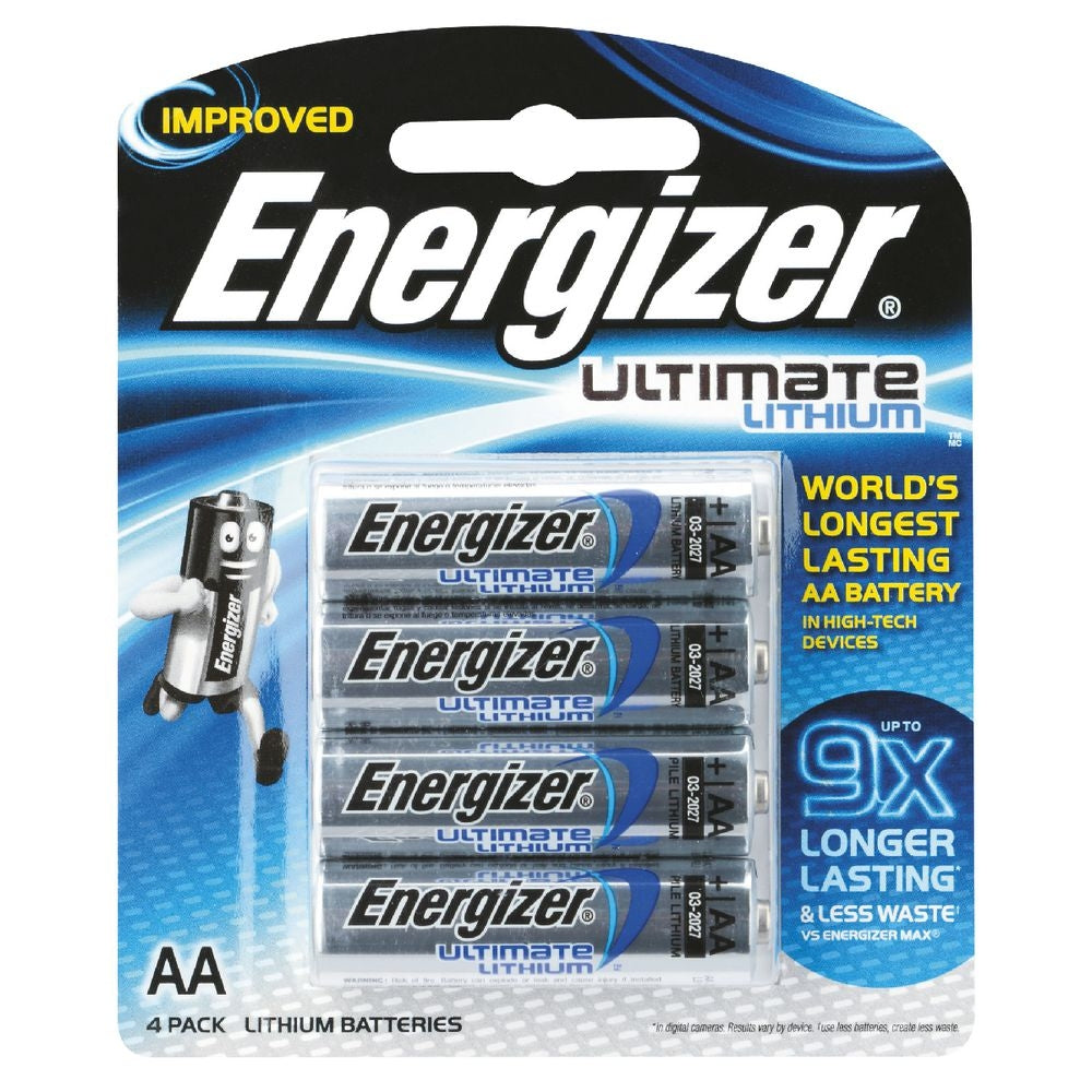 Piles Ultimate Lithium AA (4 Piles)