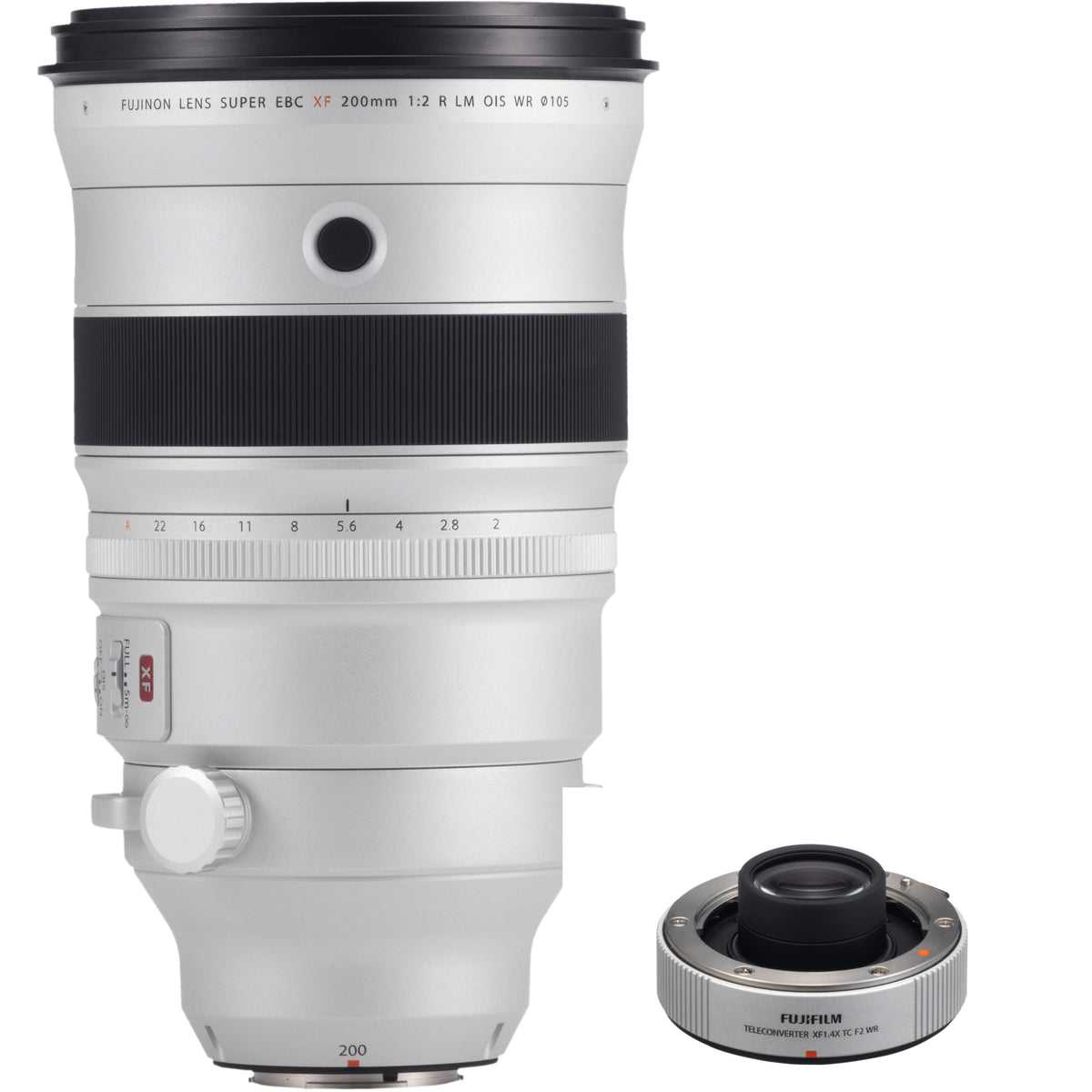 XF 200mm f/2 R LM OIS WR avec Téléconvertisseur XF 1.4x TC F2 WR