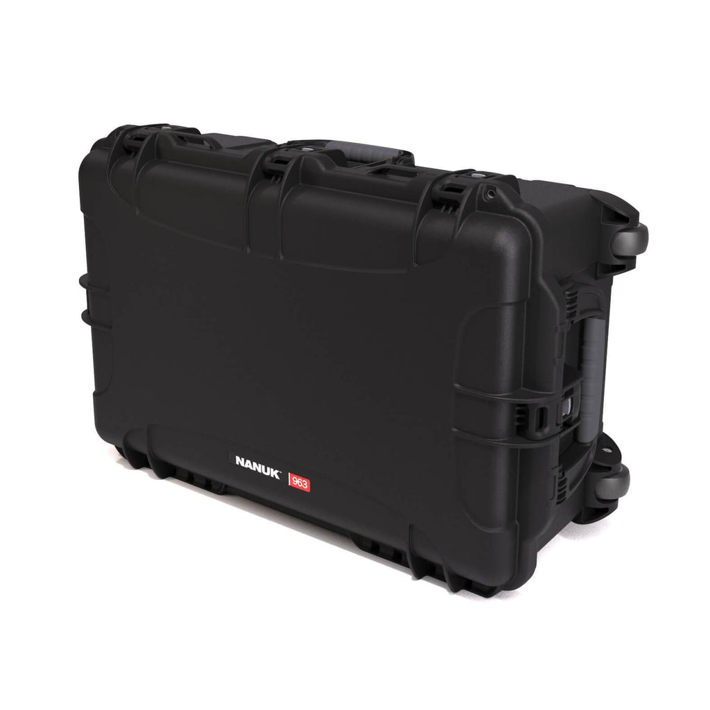 Valise Rigide à Roulettes Nanuk 963 avec Mousse (Noir)