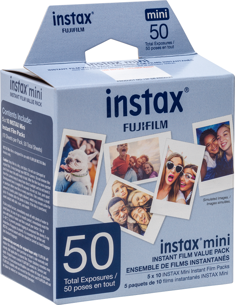 Instax Mini Instant Film (5 Pack of 10 Sheets)