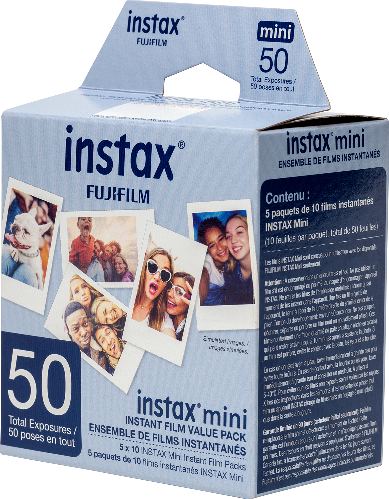 Instax Mini Instant Film (5 Pack of 10 Sheets)