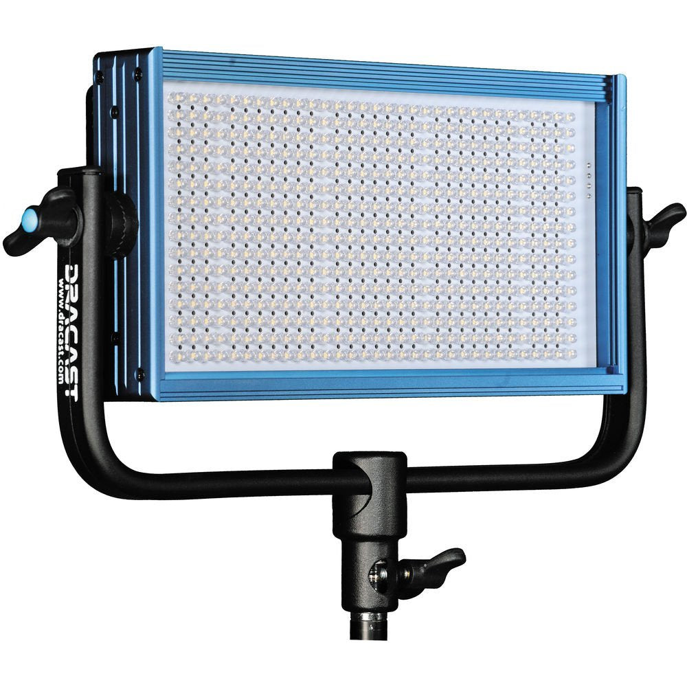 Dracast LED500 Pro Ensemble de 3 Lumières du Jour LED avec Monture V pour Pile et Trépieds (5600K)