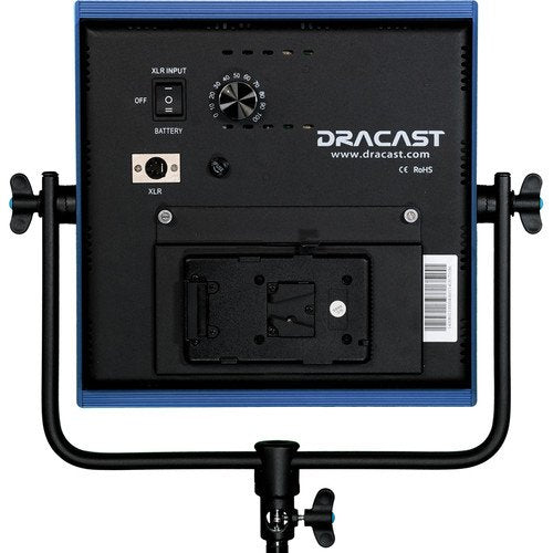 Dracast LED1000 Pro Ensemble de 3 Lumières du Jour LED avec Monture V pour Pile et Trépieds (5600K)