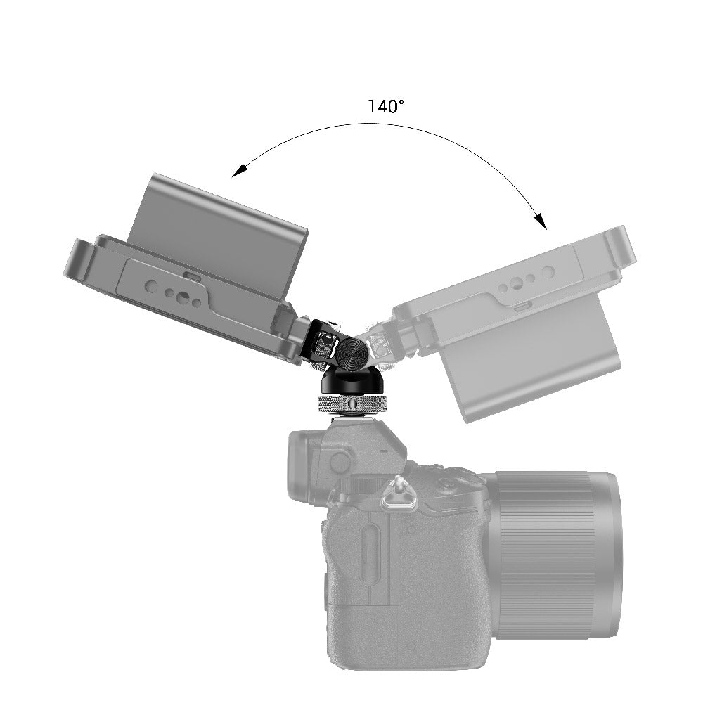 Support pivotant et inclinable de moniteur sur sabot