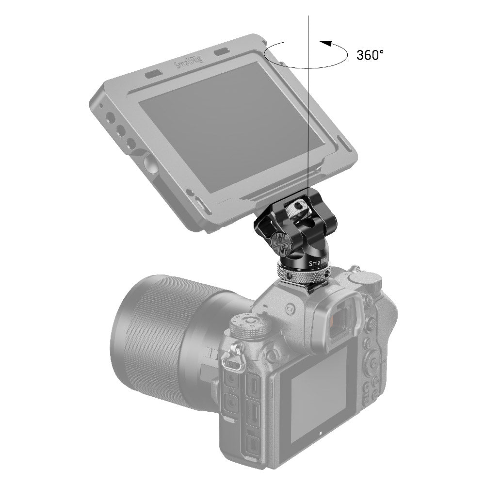 Support pivotant et inclinable de moniteur sur sabot
