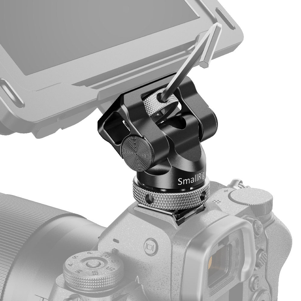 Support pivotant et inclinable de moniteur sur sabot