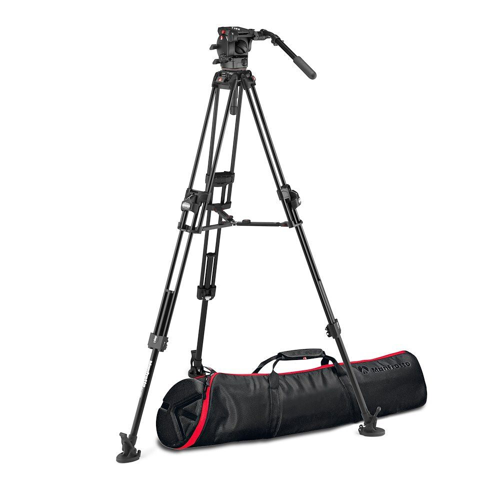 645 Fast Twin Aluminum Tripod with 526 Pro Video Head and Bag