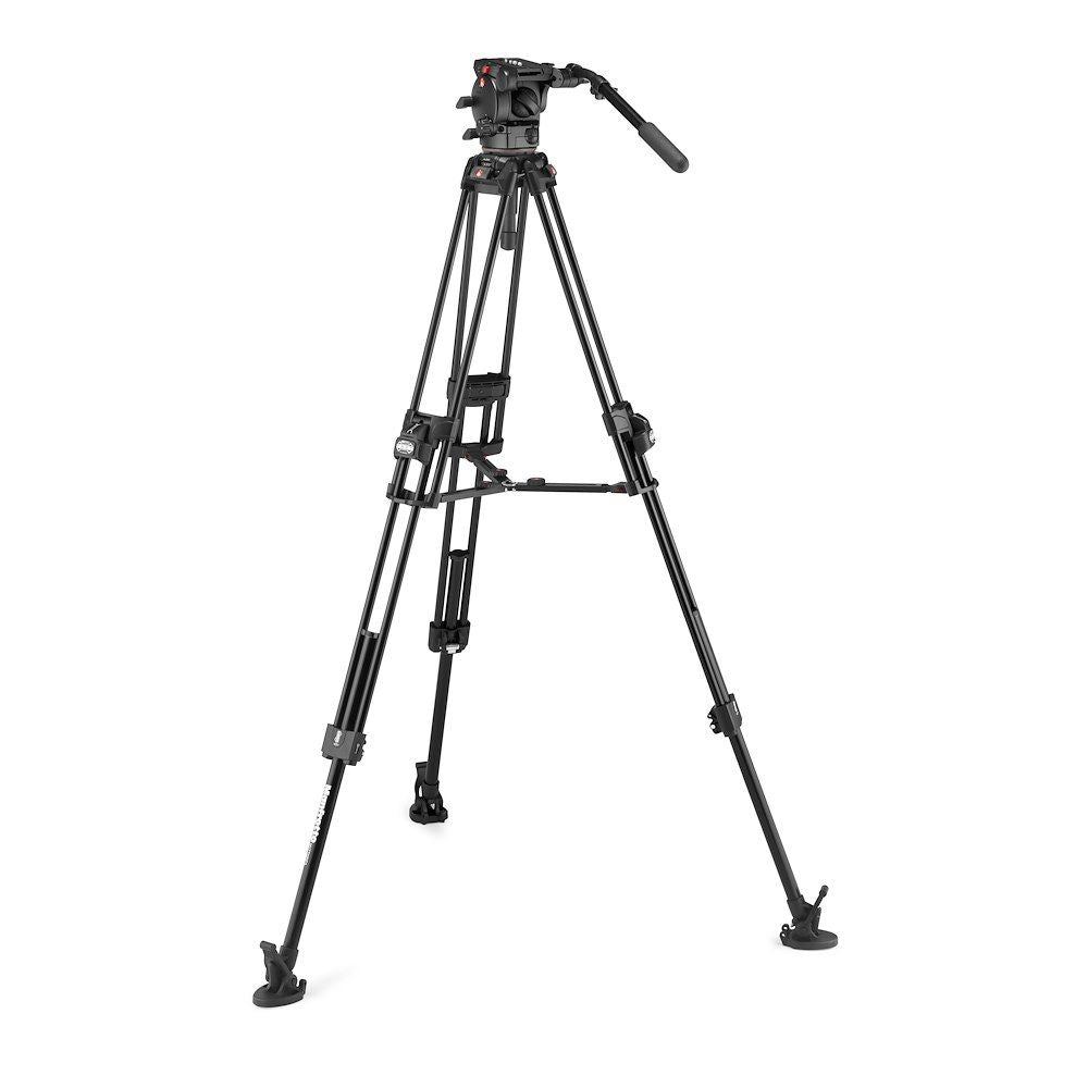 645 Fast Twin Aluminum Tripod with 526 Pro Video Head and Bag