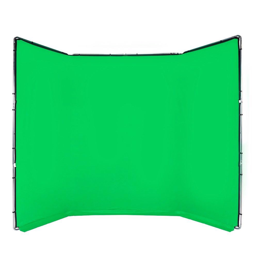 Fond de Scène Chroma Key Vert avec Cadre en aluminium (4 x 2.9m)