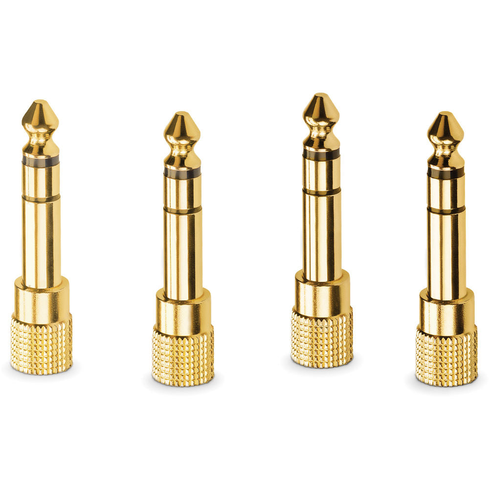 HJA-4 3.5mm to 1/4 inch Headphone Adaptors (4 Pack)
