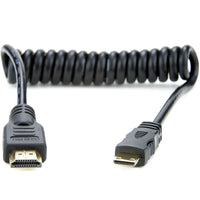 Câble en spirale Mini HDMI vers HDMI (30cm)