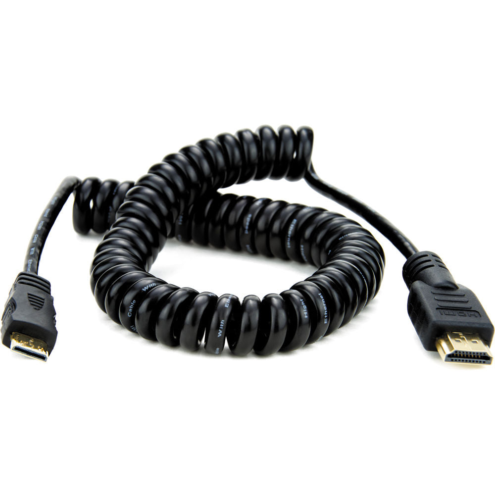 Câble en spirale Mini HDMI vers HDMI (50cm)