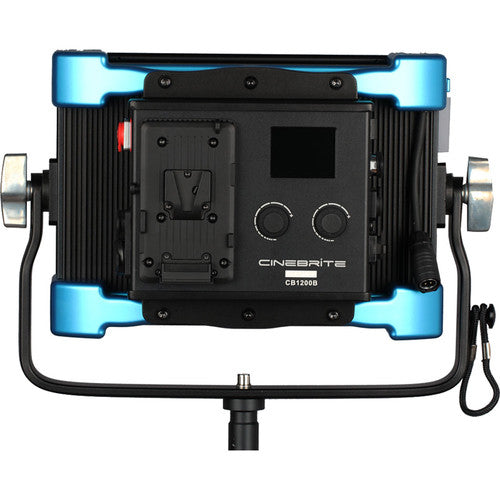 Cinebrite 1200 Ensemble 3 Lumières Bicolore LED à Monture V pour pile