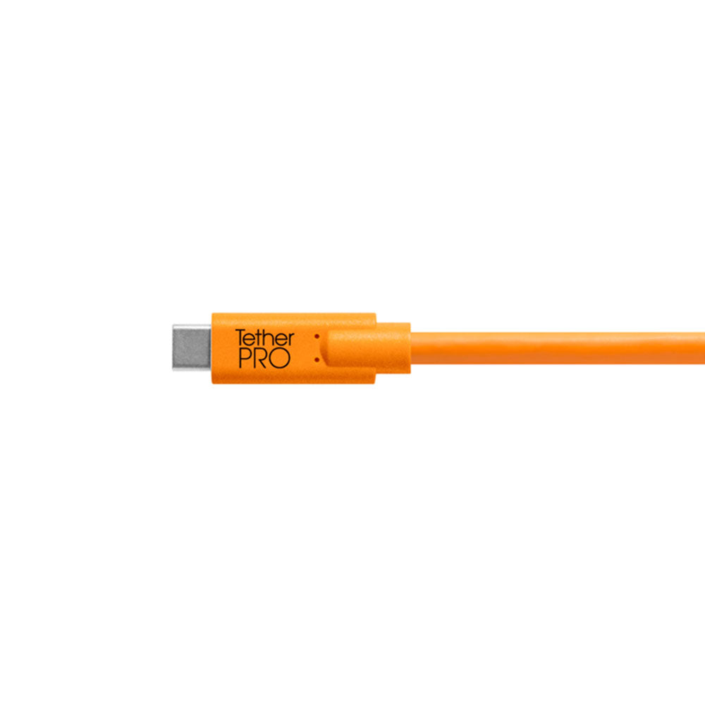 Câble TetherPro USB-C à USB 2.0 Micro-B 15 pieds (Orange)