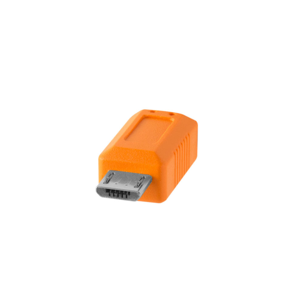 Câble TetherPro USB-C à USB 2.0 Micro-B 15 pieds (Orange)