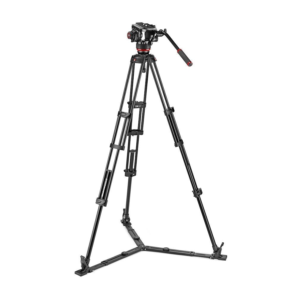 504X Fluid Video Head with Aluminum Twin Leg Tripod