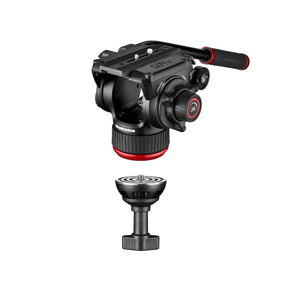 504X Fluid Video Head with Aluminum Twin Leg Tripod