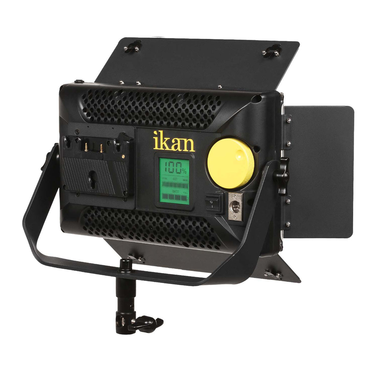 Rayden Ensemble 2 Lumières Bicolore LED avec Plaque de Pile Gold/V et Supports