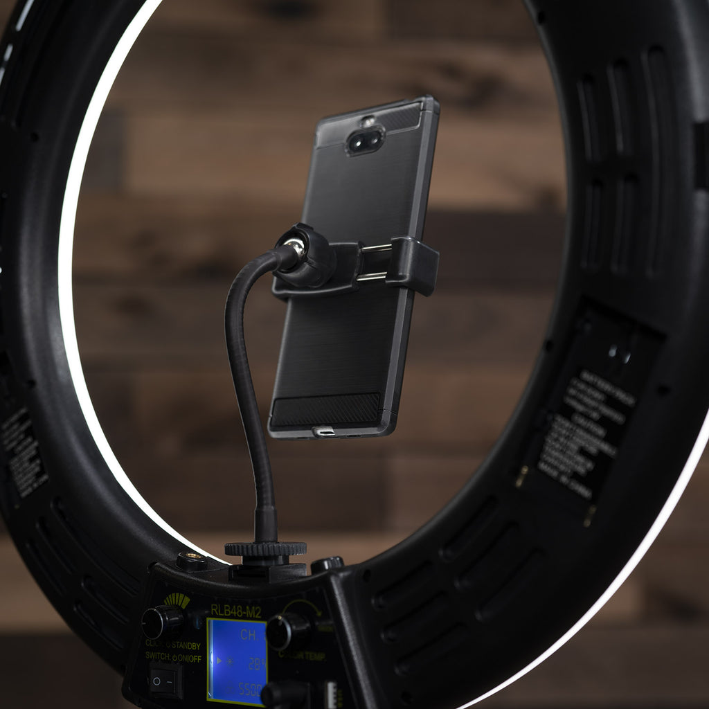 Oryon Anneau de Lumière 18po avec support pour téléphone