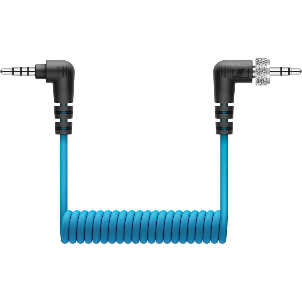 CL 35 TRRS Locking 3.5mm TRS to 3.5mm TRRS Coiled Cable