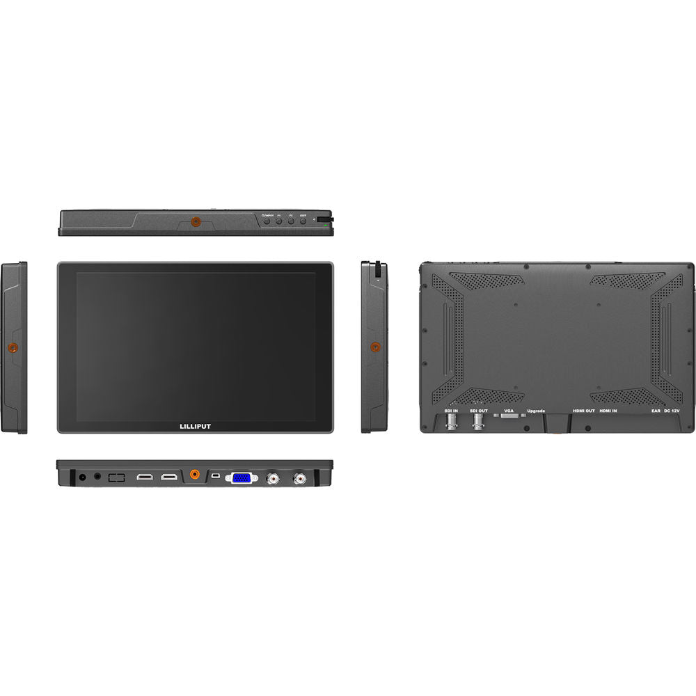 Moniteur A11 4K 10.1po HDMI/3G-SDI avec Plaque de Pile Série L