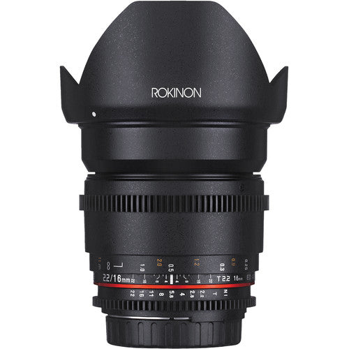 16mm T2.2 Cine DS pour Canon EF (APS-C)
