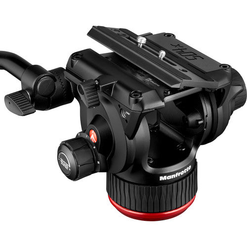 504X Fluid Video Head with Carbon Fiber Tripod, Mid-Level Spreader