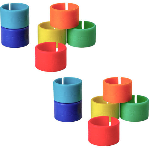 Mic Cable Color ID Rings (6 Pairs)