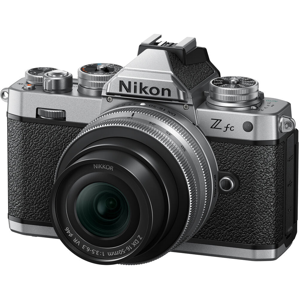 Zfc Mirrorless Camera with NIKKOR Z DX 16-50mm f/3.5-6.3 VR Lens (Silver)