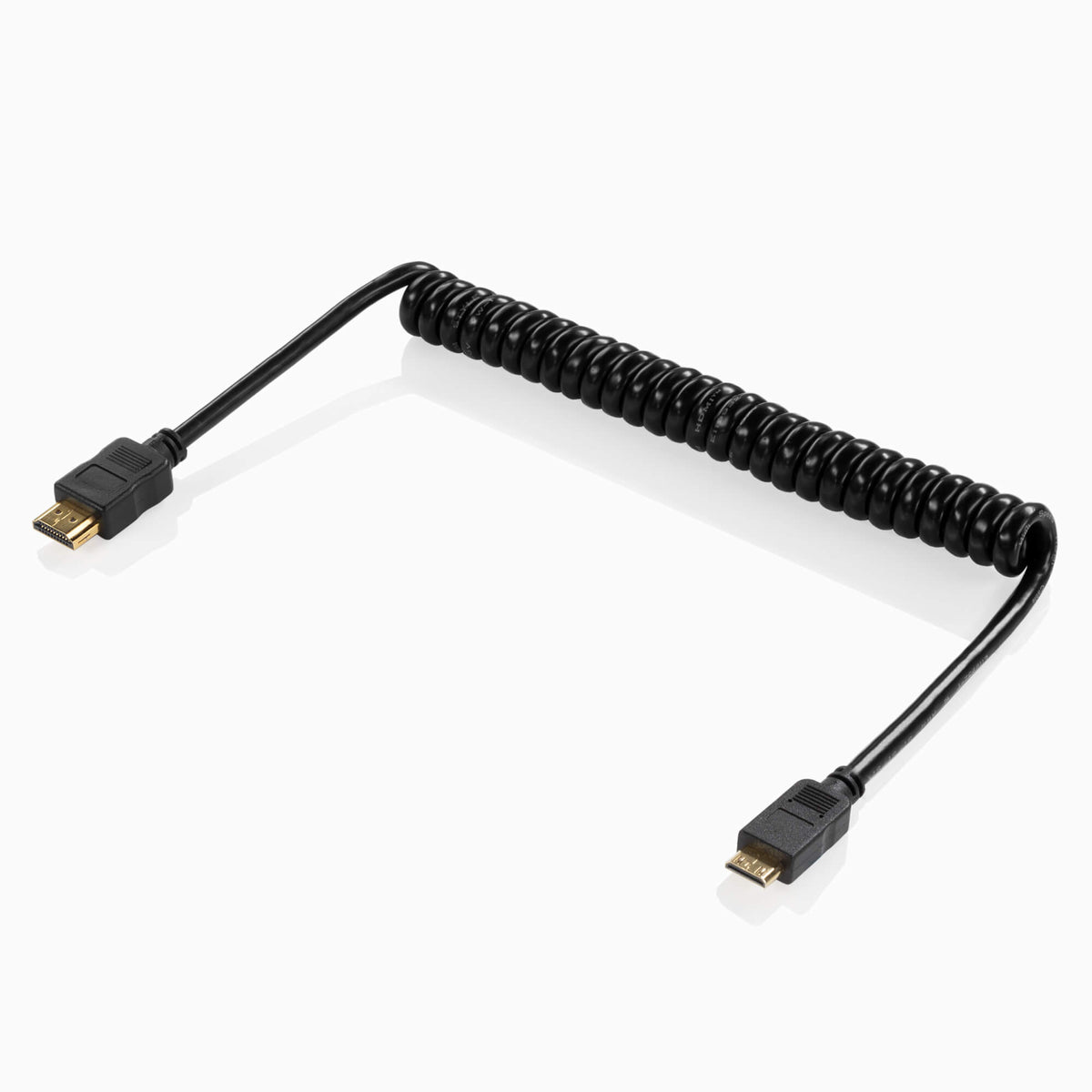4k 2.0 HDMI to mini HDMI male Coiled Cable