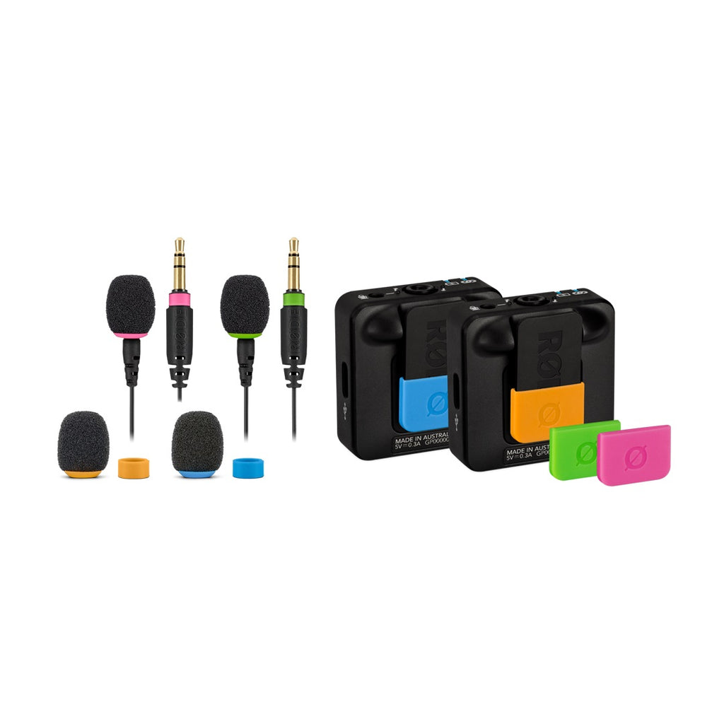 Ensemble d'identification COLORS 2 pour Wireless GO, GO II, Lavalier GO, SmartLav+