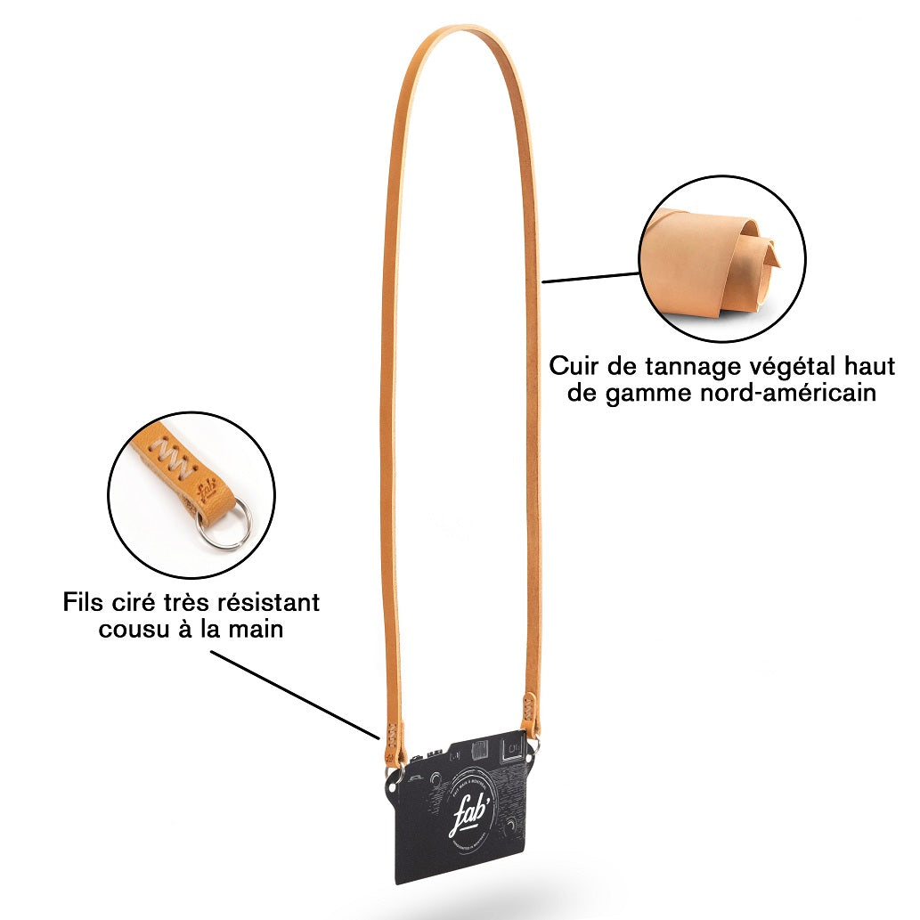Courroie F4 de Longueur 47'' (M-L) (Cuir Tan)