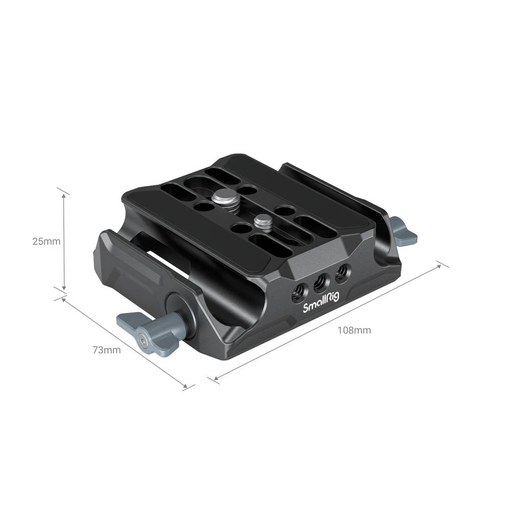 Universal LWS Baseplate with Dual 15mm Rod Clamp