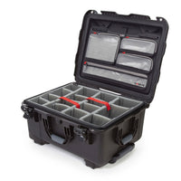 Valise Rigide à roulettes Nanuk 950 avec Séparateurs rembourrés & Organisateur de couvercle (Noir)