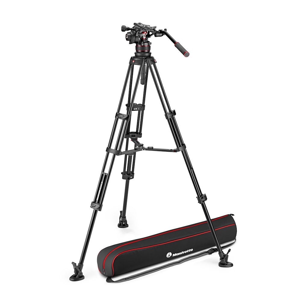 Trépied MVTTWINMA en aluminium à double tube avec Tête NITROTECH 612