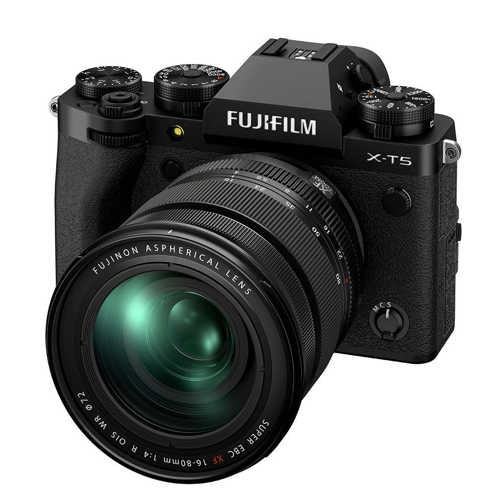 X-T5 Mirrorless Camera with XF 16-80mm f/4 R OIS WR Lens (Black)